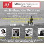 Au Rythme des Relations - Poetry Reading - September 28