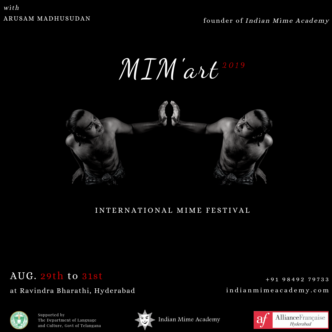 MIM'art - International Mime Festival 2019 - August 29th to 31st