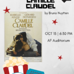 Ciné-Club   -    Camille Claudel   -   Oct 15    -   6.30pm