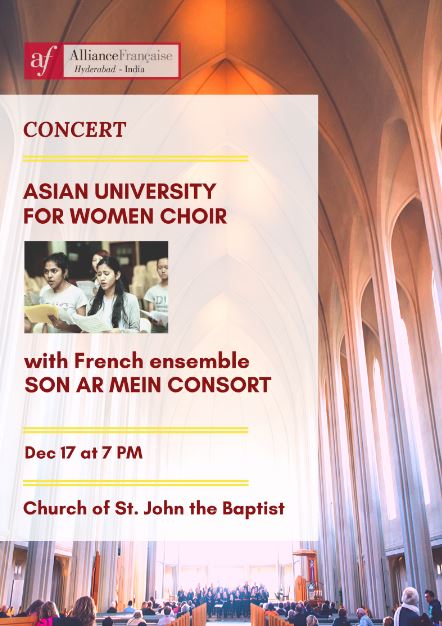 Concert | AUW Choir & French Baroque Ensemble Son Ar Mein Consort | Dec 17